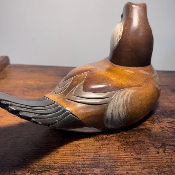 Vintage K. Wood Ruddy hen 1985 Made In USA - Picture 3 of 6